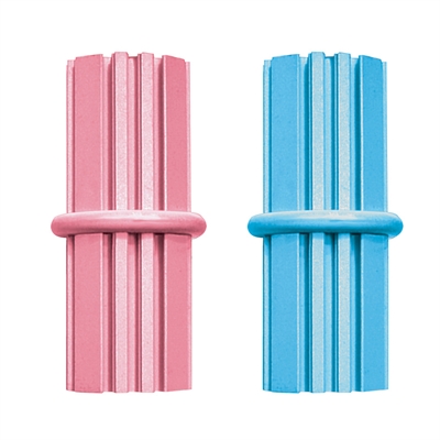 KONG Puppy Kauwstick Roze/Lichtblauw 12×5,5×5,5 cm – Assorti