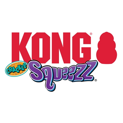 KONG honden speeltje Squeezz Krakend Bot M 15×7,5×4,5 cm – Assorti