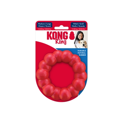 KONG hondenkauwring KONG RING ROOD 11×3×11 cm – M/L