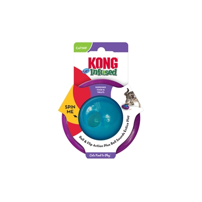 KONG Kattenspeeltje CAT INFUSED GYRO 10×10×6,5 cm – Voedselverrasser