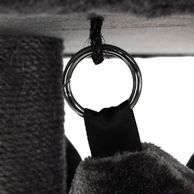 TRIXIE Hangmat voor Krabpaal Grijs 40×40 cm – Zacht Pluche