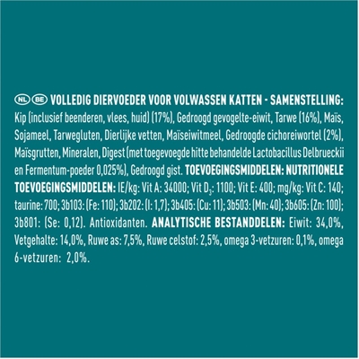 PURINA kattenvoer PURINA ONE ADULT Kip & Volkoren Granen 7,5 KG – 7,5 KG