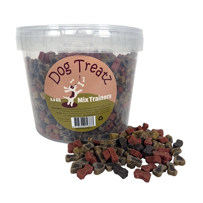 DOG TREATZ honden snoepjes Mix Trainers 3 kg – zachte beloningen