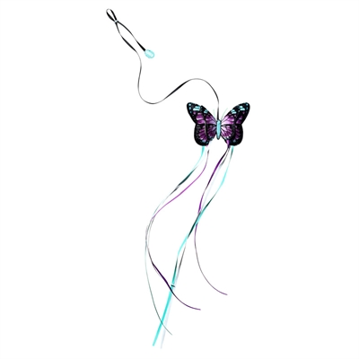 KONG Kattenhengel Vlinder Assorti 14×2,5×101,5 cm – Kleurrijk