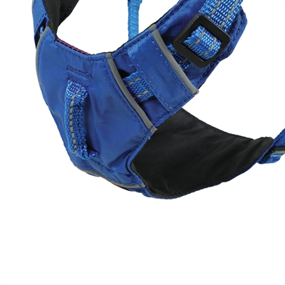 ZOLUX Hondentuig Easyride Handsfree uittrekbare riem & stopsysteem + reflectie - Blauw - S 5-12 kg (41-54 cm)