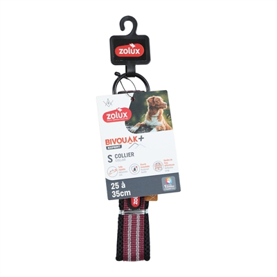 ZOLUX BVK Halsband Hond Rood | S 25-35 CM X 3,5 CM