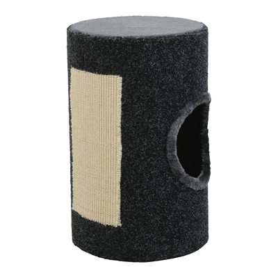 ZOLUX Krabton OLIVER Donkergrijs 31×31×50 cm – kattenkrabpaal