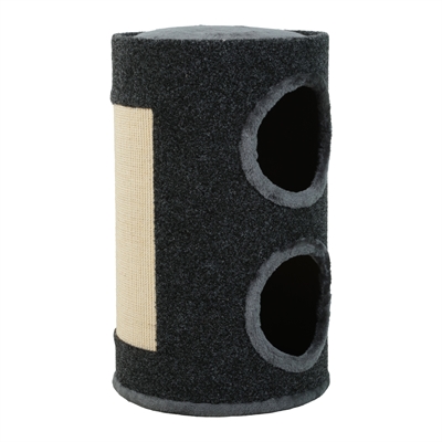 ZOLUX Krabton Oliver - Sisal & naaldvilt, zachte schuilplaats - Donkergrijs - 37x37x61 cm