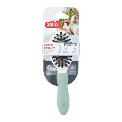 ZOLUX Knaagdierborstel Zachte nylonharen | Dierenartsgoedgekeurd - 16,7 cm