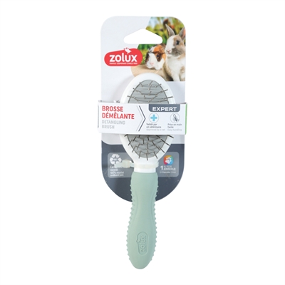 ZOLUX Knaagdierborstel Pin - dierenarts-goedgekeurd, zacht & huidvriendelijk - 16,7 cm