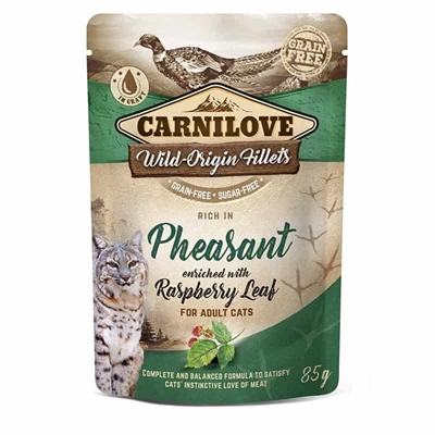 CARNILOVE Pouch Pheasant Natvoer 24×85 gr – Hypoallergenisch