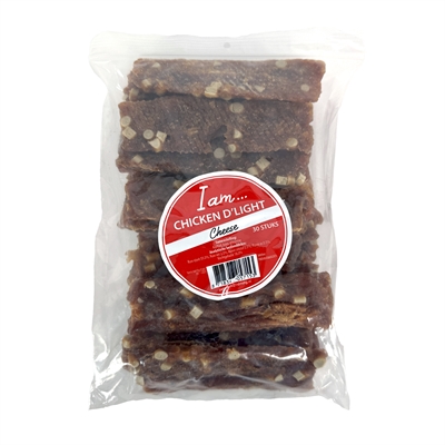 I AM Honden Snack I AM CHICKEN D'LIGHT CHEESE 30 st – Kip & Kaas