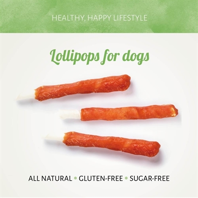 ANTOS Hondenkauwsnack Chicken D'Light Lollies 400 gr – Glutenvrij