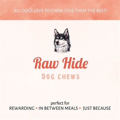 ANTOS Kauwsnack Rawhide White Roll 15 st – Natuurlijke hondenrol