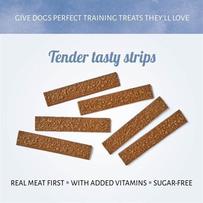 ANTOS Hondentraktatie Jerkey Strips Kip 100% natuurlijk, zacht en makkelijk te breken - 20 st