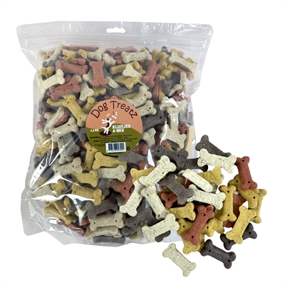 DOG TREATZ hondenkluifjes 4-Mix 2,5 kg – trainingssnack