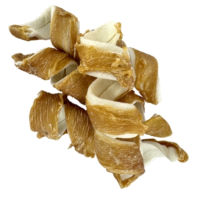 I AM kauwsnack Chicken Curls 15 cm – 10 st (runderhuid met kip)