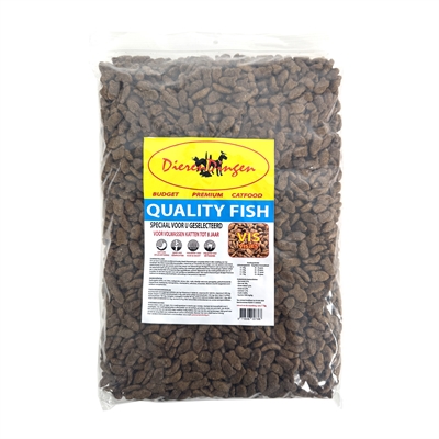 BUDGET PREMIUM kattenvoer Quality Fish 1 kg – verrijkt met haringmeel