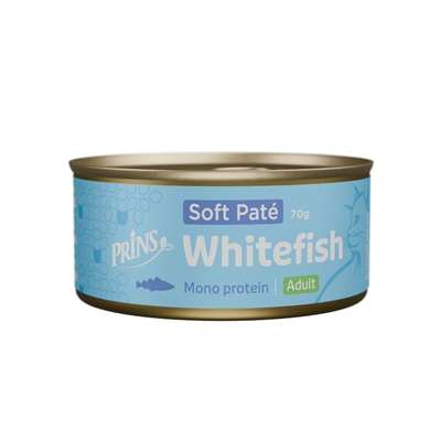 PRINS Soft Paté Adult Whitefish 24X70 GR – Zachte vismaaltijd