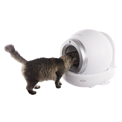 Martin Automatische Kattenbak 50×57×53 cm – Wit