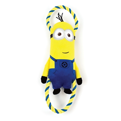 MINIONS Pluche Hondenspeeltje Minion Kevin 46 cm – Flostouw
