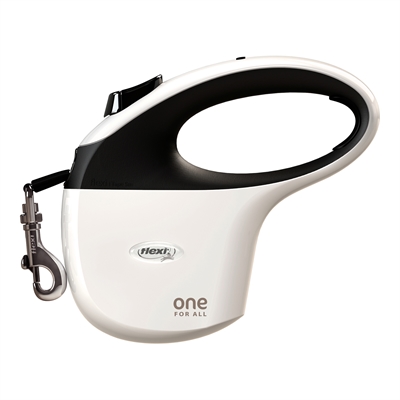 FLEXI Rollijn One Wit / Zwart 5 m – Tot 30 kg