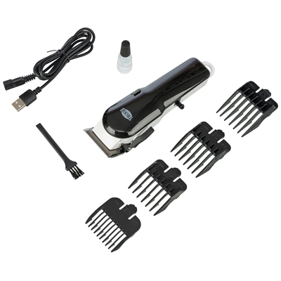 TRIXIE Tondeuse Set TR1200 Draadloos 10 Watt – Wit/Zwart