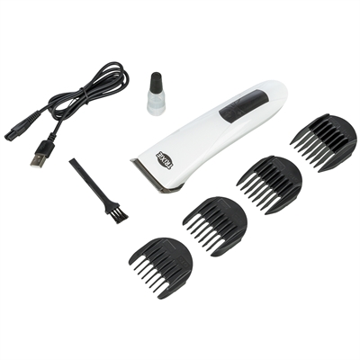 TRIXIE Tondeuse Set TR1600 Draadloos 10 Watt – Wit