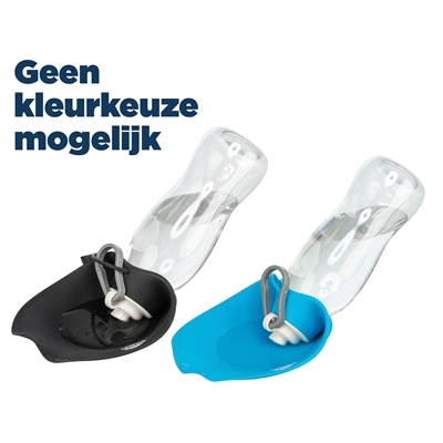 TRIXIE Drinkfles 550 ML met Siliconen Bakje – Assorti