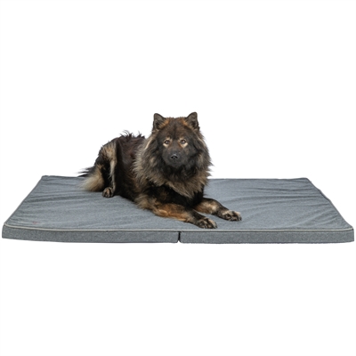 TRIXIE Hondenkussen Matras Samoa Vital | Orthopedisch met memory foam - Donkergrijs - 140x90 cm