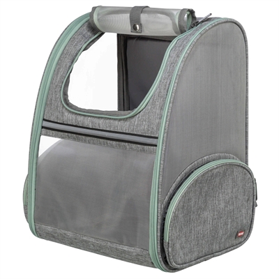 TRIXIE Hondentas Rugtas Chloe Lichtgrijs 39×27×43 cm – Comfortabel en Ventilerend