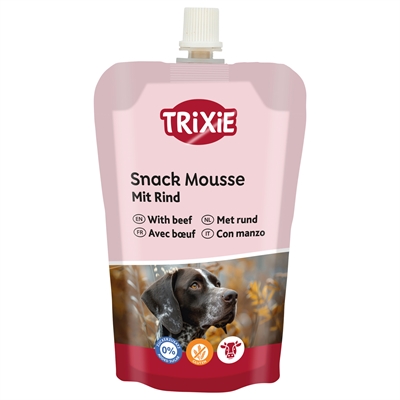 TRIXIE hondensnack Mousse met rund 200 g – in tube