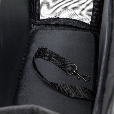 TRIXIE Hondentas Amina Zwart 37×18×29 cm – Draagtas voor Hond