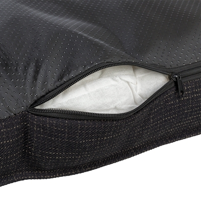 TRIXIE Hondenkussen Talis Dikke vulling 10–12 cm - Zwart - 110x80 cm