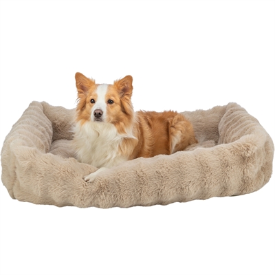 TRIXIE Hondenmand Elli Afneembare wasbare hoes - Beige - 100x70 cm