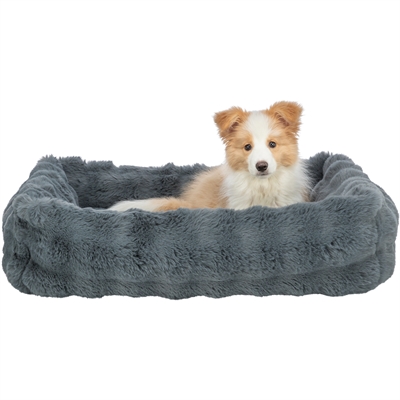 TRIXIE Hondenmand Elli Donkergrijs 60×50 cm – Comfortabel en Slipvast