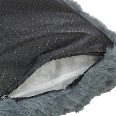 TRIXIE Hondenkussen Elli comfortabel 8–12 cm vulling - Donkergrijs - 100x70 cm