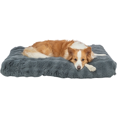 TRIXIE Hondenkussen Elli comfortabel 8–12 cm vulling - Donkergrijs - 100x70 cm