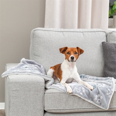 TRIXIE Hondendeken Jimmy Soft 100×70 cm – Lichtgrijs