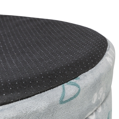 TRIXIE Hondenmand Jimmy Soft Ovaal zacht pluche, schuimvulling en wendbaar kussen - lichtgrijs - 95x85 cm