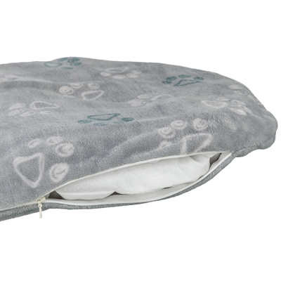 TRIXIE Hondenkussen Jimmy Soft Ovaal 44×31 cm – Lichtgrijs