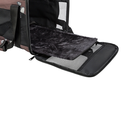 TRIXIE Hondentas Adrina Bruin 42×26×27 cm – Draagtas voor honden tot 7 kg