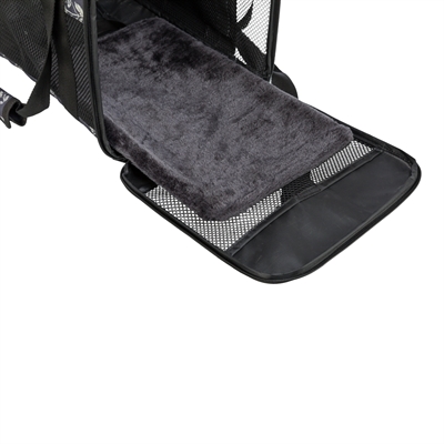 TRIXIE Hondentas Adrina Zwart 42×26×27 cm – Draagtas voor honden tot 7 kg