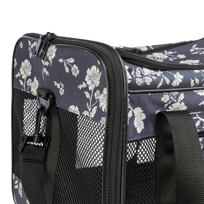 TRIXIE Hondentas Adrina Zwart 42×26×27 cm – Draagtas voor honden tot 7 kg