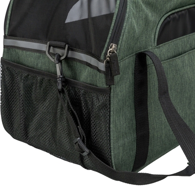 TRIXIE Hondentas Madison Olijfgroen 50×25×18 cm – Draagtas voor Honden