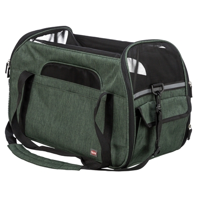 TRIXIE Hondentas Madison Olijfgroen 50×25×18 cm – Draagtas voor Honden