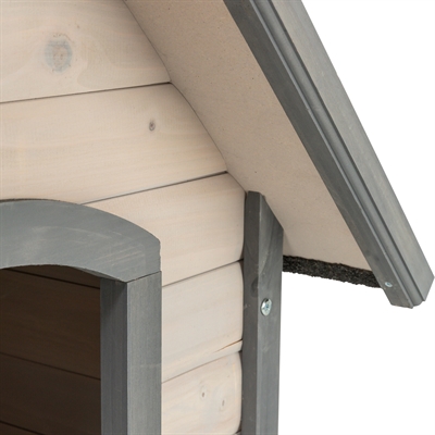 TRIXIE Hondenhok Natura Grijs 96×112×105 cm – Buitenverblijf