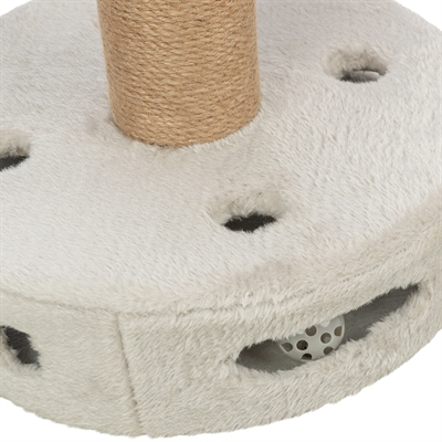 TRIXIE Krabpaal Dalia Grijs 36×36×54 cm – Stevig met Pluche