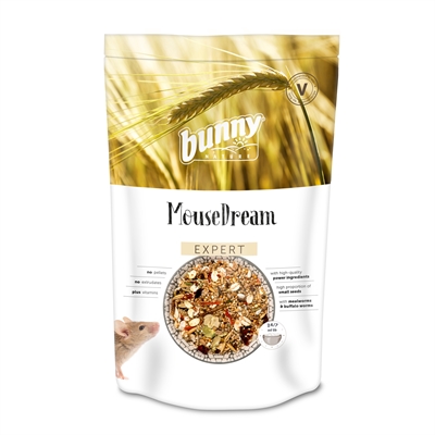 BUNNY NATURE Muizendroom Expert 500 gr – Premium voeding voor muizen