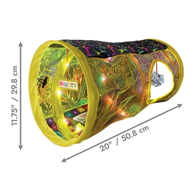 <span id="brand" data="kong"/> katten speeltunnel Rave Cave 51×30×30 cm – opvouwbaar